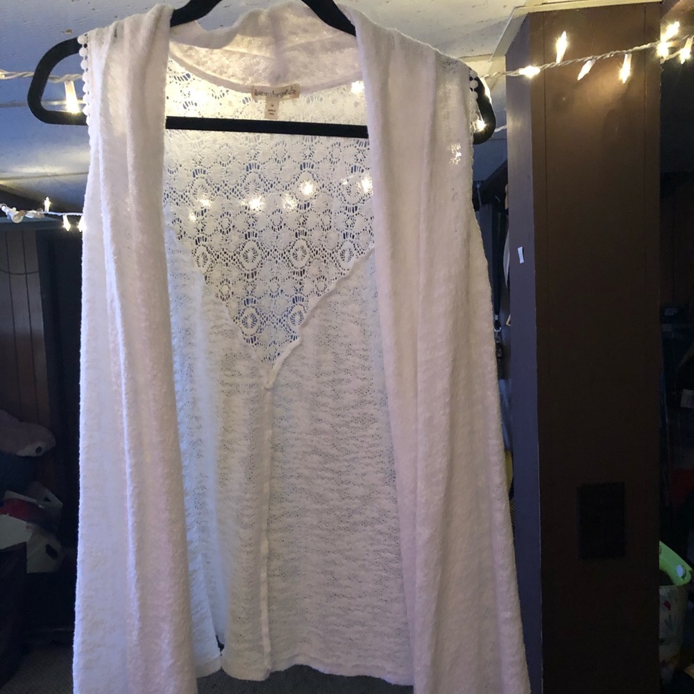 White Cardigan